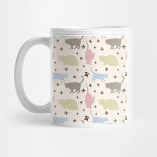 Seamless cats pattern Mug